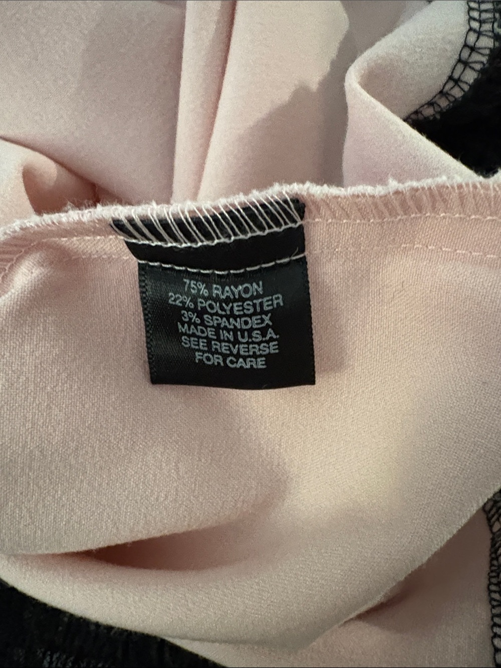 Arden B Pink Mini Skirt with Black Lace Trim L - Picture 5 of 11